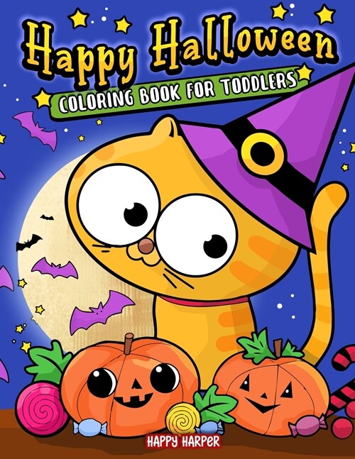 Toddler Halloween Coloring Book (Paperback)
