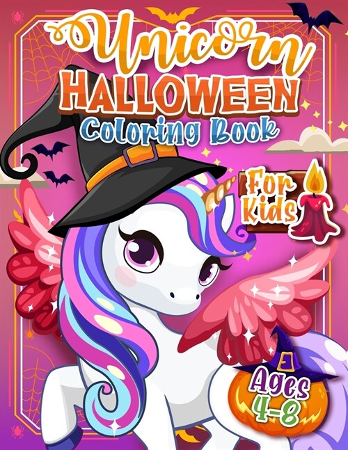Unicorn Coloring - Halloween Edition (Paperback)