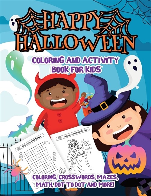 Coloring and Activity Workbook - Halloween Edition (Paperback)