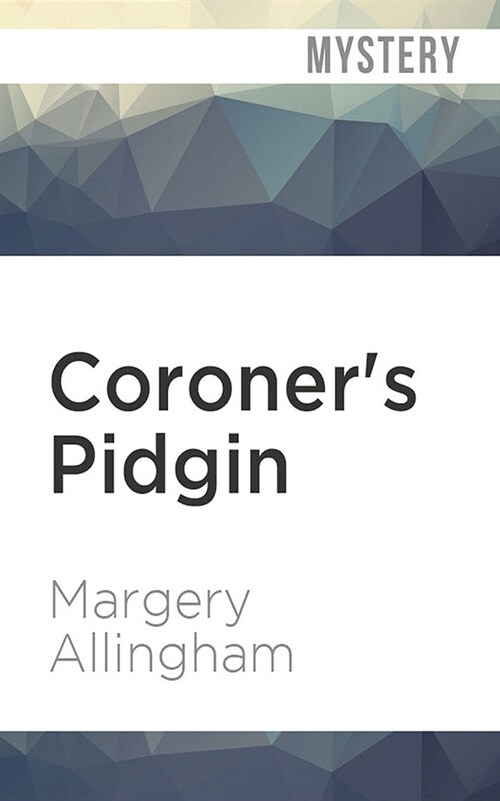 Coroners Pidgin (Audio CD)