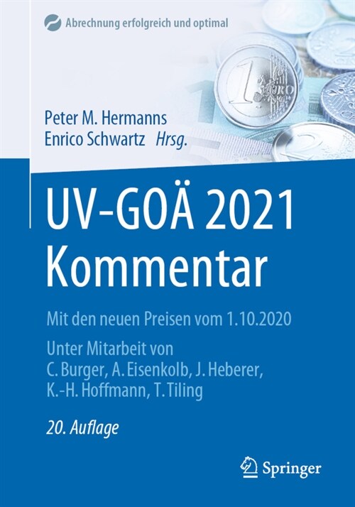 Uv-Go?2021 Kommentar: Mit Den Neuen Preisen Vom 1.10.2020 (Paperback, 20, 20. Aufl. 2021)