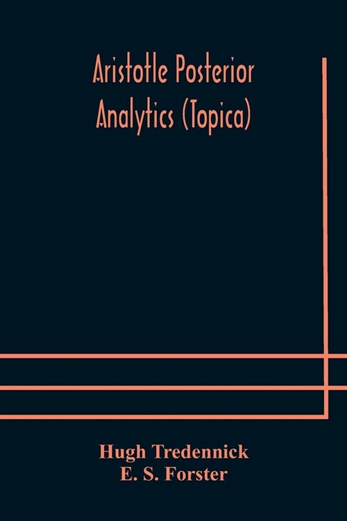 Aristotle Posterior Analytics (Topica) (Paperback)