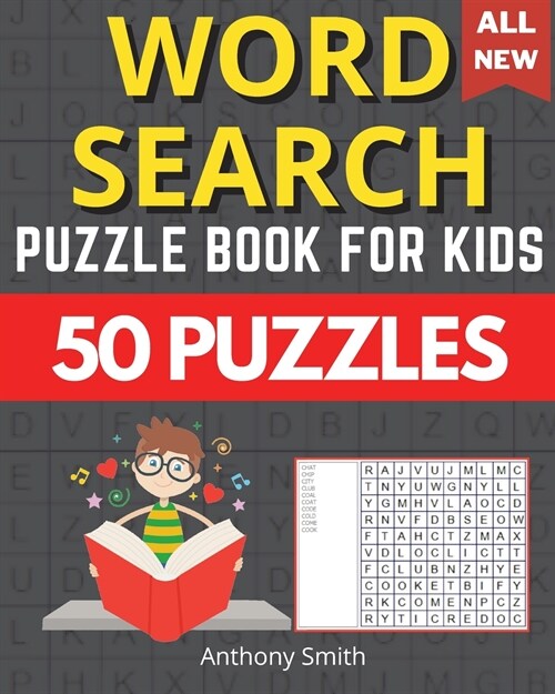 Easy Word Search For Kids (4 Letters Words): Activity Book For Kids (Paperback)