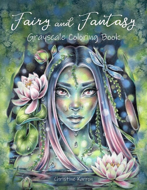 Fairy and Fantasy Grayscale Coloring Book (Paperback)