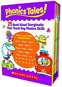 Phonics Tales: 25 Read-Aloud Storybooks That Teach Key Phonics Skills [With Teachers Guide] (Boxed Set)