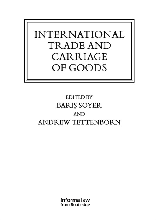 International Trade and Carriage of Goods (Paperback, 1)