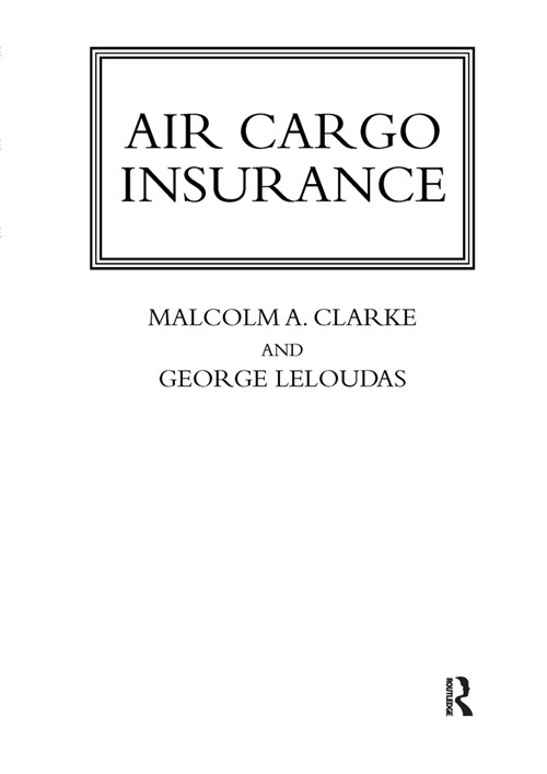 Air Cargo Insurance (Paperback, 1)