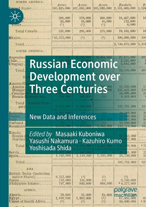 Russian Economic Development Over Three Centuries: New Data and Inferences (Paperback, 2019)