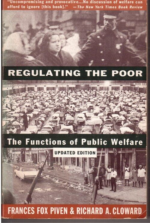 [중고] Regulating the Poor: The Functions of Public Welfare (Paperback, Updated)