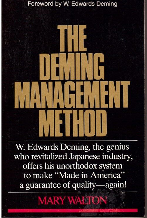 [중고] The Deming Management Method (Paperback)