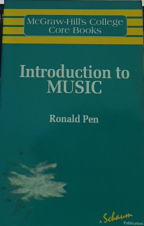 [중고] Schaum‘s Outline of Introduction to Music (Paperback)