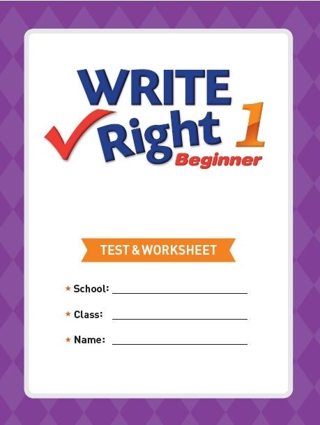 Write Right Beginner 1 Test & Worksheet