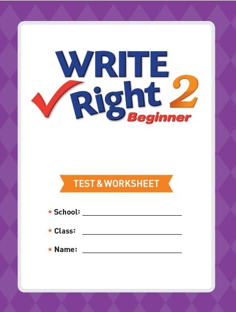 Write Right Beginner 2 Test & Worksheet