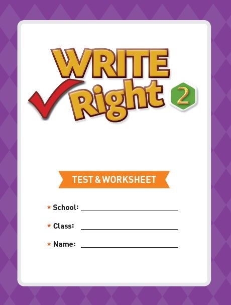 Write Right 2 Test & Worksheet