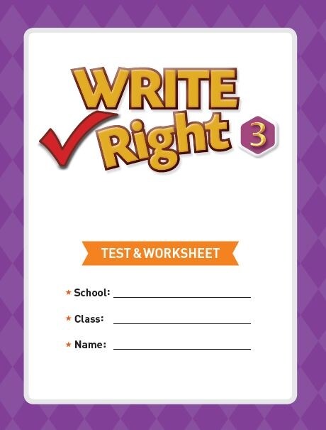 Write Right 3 Test & Worksheet
