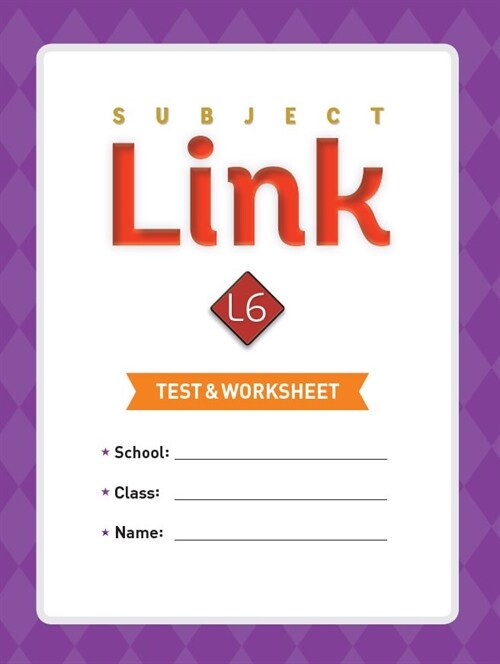 [중고] Subject Link 6 : Test & Worksheet