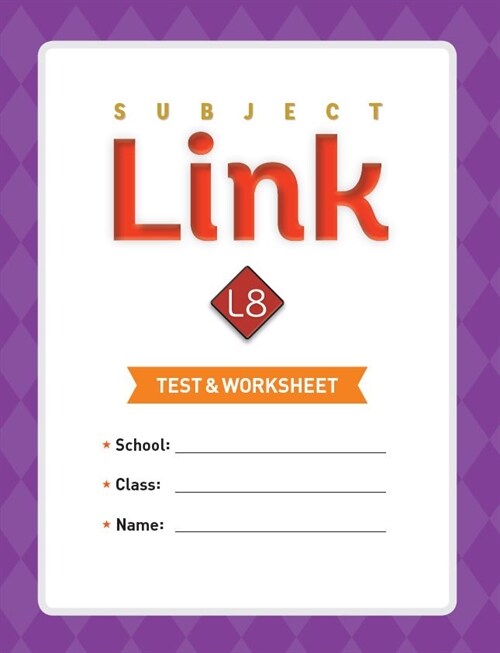 [중고] Subject Link 8 : Test & Worksheet