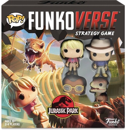 Funkoverse Strategy Game Jurassic Park 100 Base Set (Other)