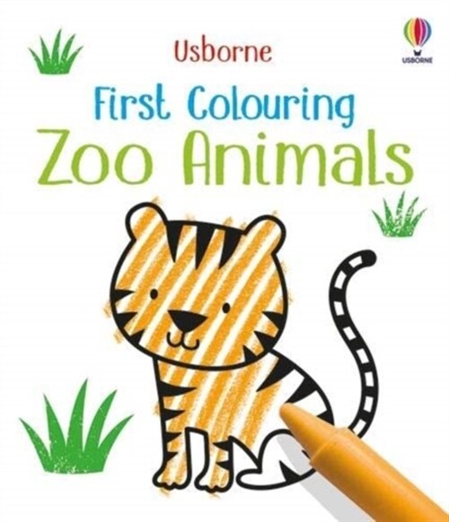 First Colouring Zoo Animals (Paperback)