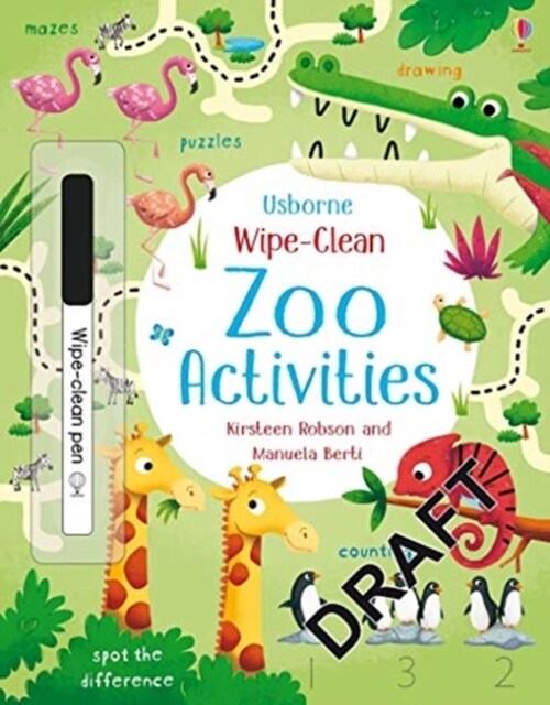 Wipe-Clean Zoo Activities (Paperback)