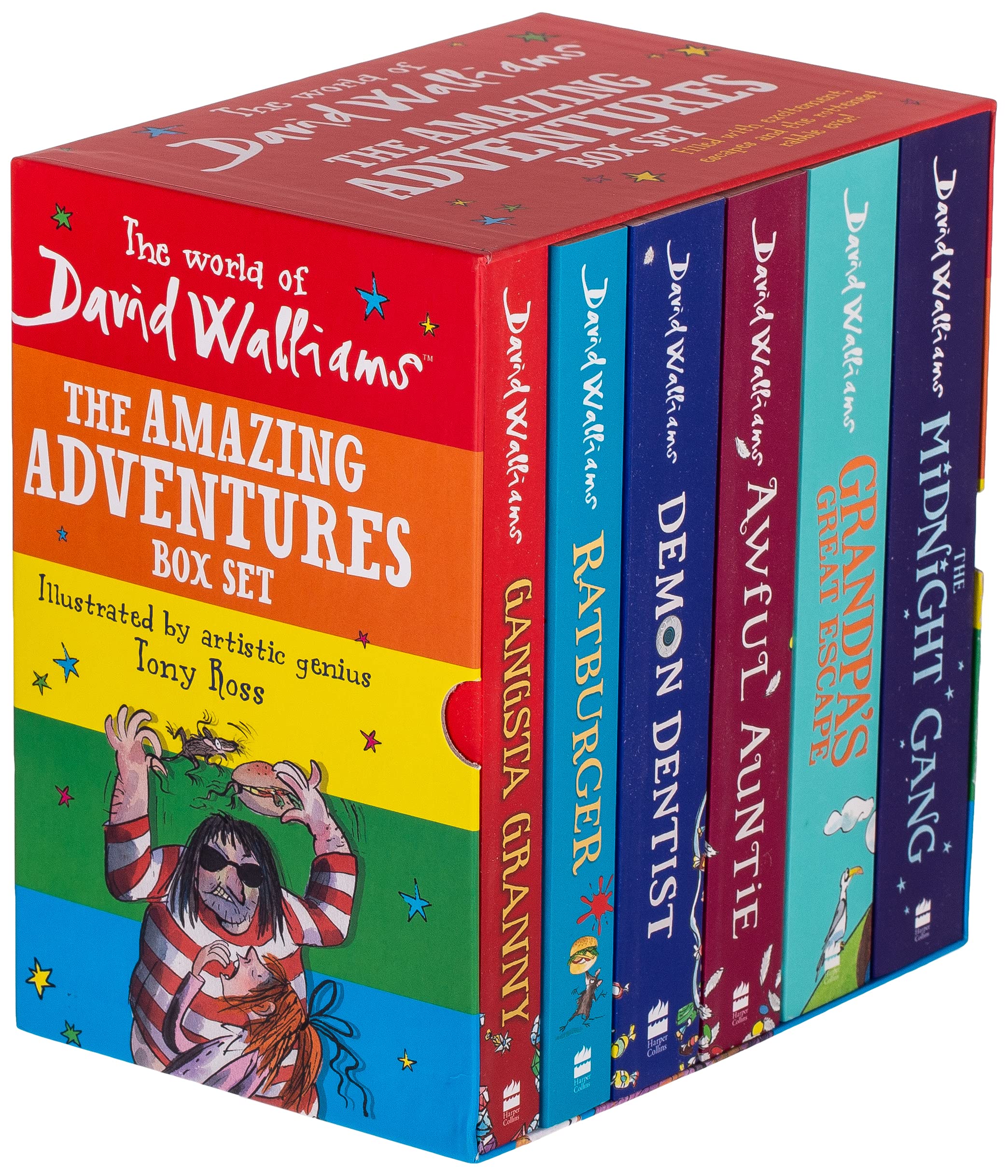 The World of David Walliams: The Amazing Adventures 6 Books Collection Box Set (Paperback 6권)