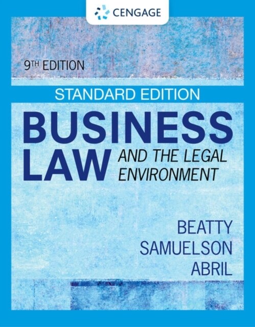 Business Law and the Legal Environment - Standard Edition (Hardcover, 9)
