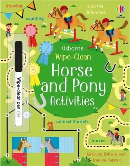 Wipe-Clean Horse and Pony Activities (Paperback)