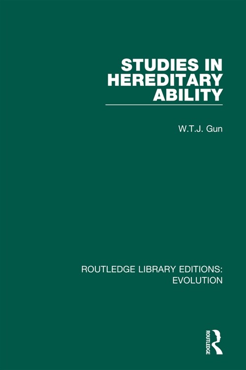 Studies in Hereditary Ability (Paperback, 1)