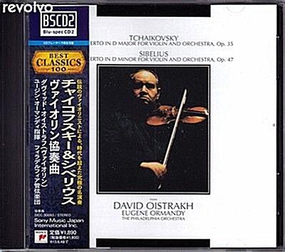[중고] Tchakovsky Violin Concerto,Sibelius Violin Concerto / David Oistrakh,Eugene Ormandy [Blu-Spec Cd2]