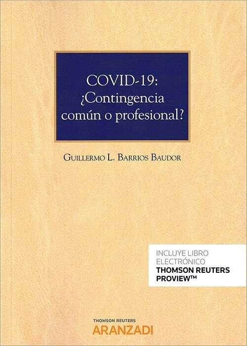 COVID 19 CONTINGENCIA COMUN O PROFESIONAL (Book)