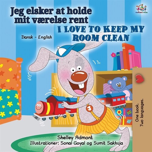I Love to Keep My Room Clean (Danish English Bilingual Childrens Book) (Paperback)