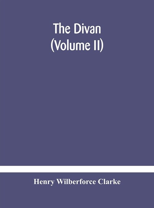 The Divan (Volume II) (Hardcover)