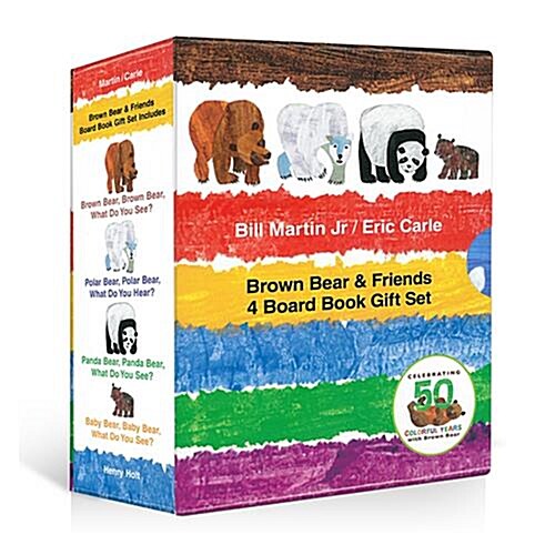 [제이와이북스] 노부영 brown bear&friends 4 board book gift set (전4종) / 미니노트
