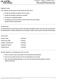 Flu and Pneumonia (Loose Leaf)