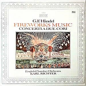 [중고] [LP]G. F. Haendel - English Chamber Orchestra, Karl Richter ‎– Fireworks Music • Concerti A Due Cori