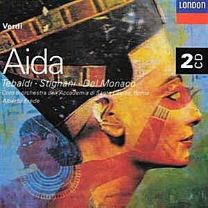 [중고] Verdi / Renata Tebaldi, Ebe Stignani, Mario Del Monaco / Aida (Complete Opera)-2CD