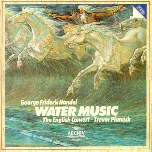 [중고] [LP] George Frideric Handel - The English Concert - Trevor Pinnock ‎– Water Music