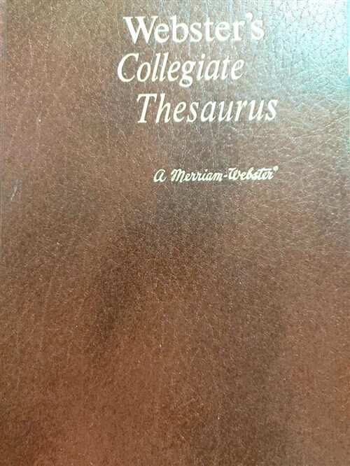 [중고] Merriam-Webster‘s Collegiate Thesaurus (Hardcover, Deluxe, Indexed)