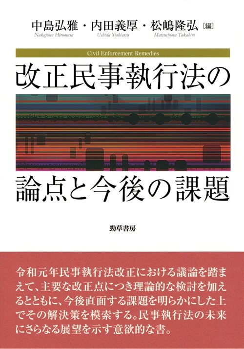 改正民事執行法の論點と今後の課題