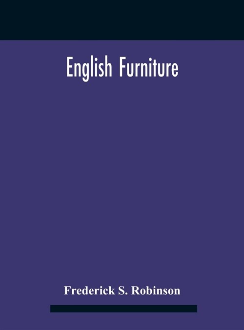 English Furniture (Hardcover)