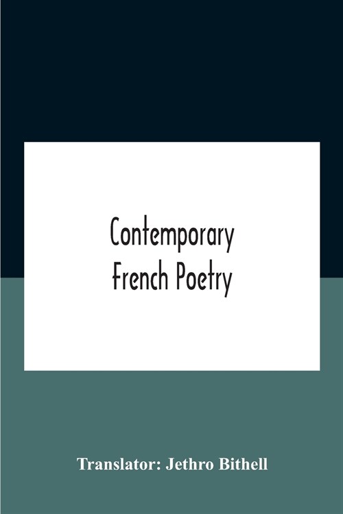 Contemporary French Poetry (Paperback)