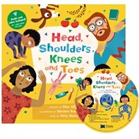 노부영 송 애니메이션 Head Shoulder Kness and Toes (Paperback + Hybrid CD
) - 노래부르는 영어동화