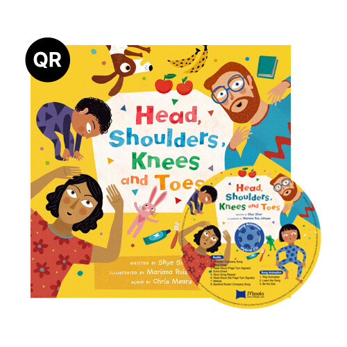 노부영 송 애니메이션 Head Shoulder Knees and Toes (QR) (Paperback + Hybrid CD )