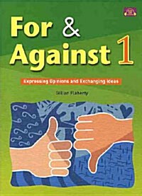 [중고] For & Against 1 (Paperback + CD 2장)