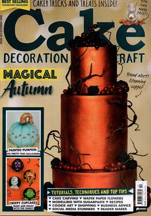 Cakes Decoration & Sugarcraft (월간 영국판): 2020년 10월호