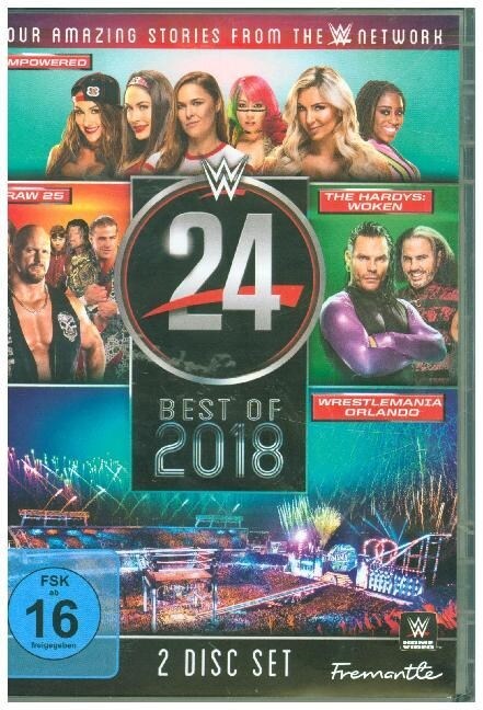 WWE 24 - The Best of 2018, 2 DVDs (DVD Video)