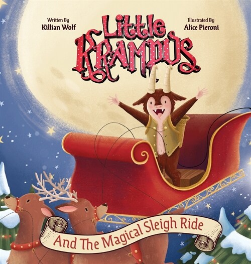 Little Krampus and the Magical Sleigh Ride: A Childrens Holiday Picture Book (Hardcover)