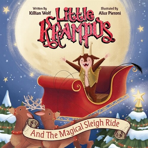 Little Krampus and the Magical Sleigh Ride (Paperback)