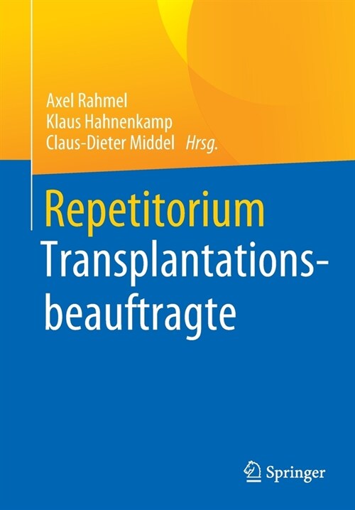 Repetitorium Transplantationsbeauftragte (Paperback, 1. Aufl. 2022)