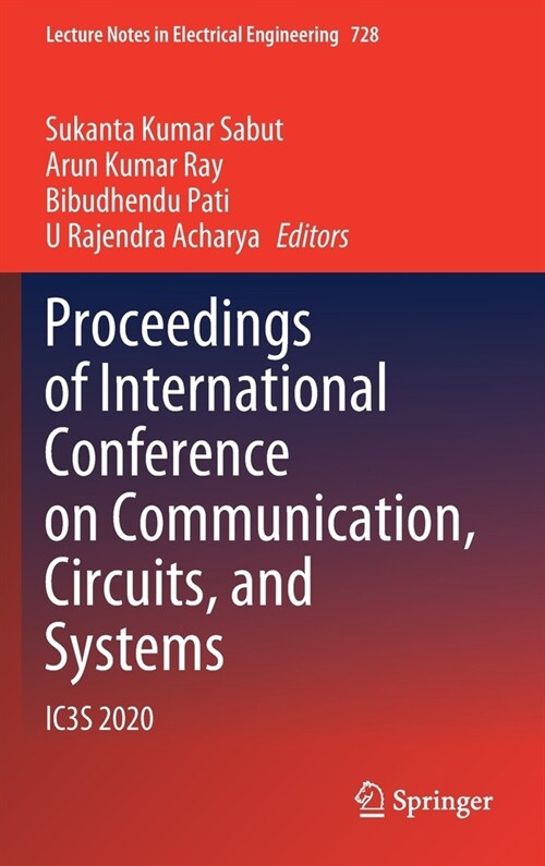 Proceedings of International Conference on Communication, Circuits, and Systems: Ic3s 2020 (Hardcover, 2021)